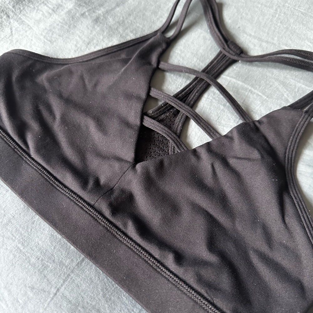 ZYIA Black Grid Bra Medium - Picture 4 of 7